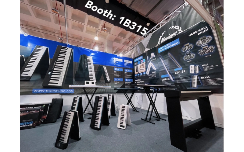 Bora Piano Shines at the Beijing Musical Instruments Exhibition with Exciting New Releases!